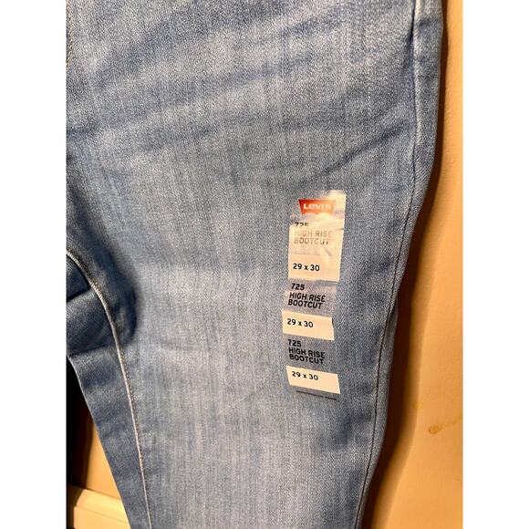 NWT Women's Levi's 725 High-Rise Bootcut Blue Jeans, 29 x 30 - Picture 5 of 10